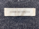 コムデギャルソン COMME des GARCONS 2003年製 変形 デザイン ボレロ オープンフロント ウール ナイロン 日本製 GRAY 炭 GK-T044 カーディガン アシンメトリー グレー 104LT-180