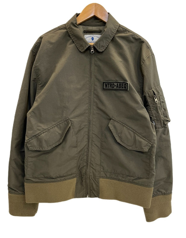 ナイトレイド NITRAID MA-2 ミリタリージャケット ナイロンジャケット  ジャケット カーキ Lサイズ 101MT-4600