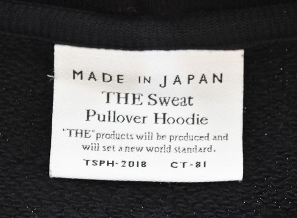ザ THE THE Sweat Pullover Hoodie 中川政七商店 吊り編み スウェット フーディー ラグラン 201808 パーカ ブラック Sサイズ 103LT-154