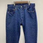 【曜日割引対象外】 リーバイス Levi's 70's 501 66前期 濃紺 USA製 紙パッチ 内タグ残り デニム ブルー W36サイズ 201MB-904 VB