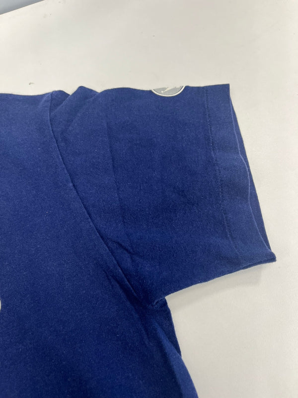 ステューシー STUSSY 90s 90's USA製 紺タグ OLD STUSSY 王冠 クラウン ロゴ オールド シングルステッチ ナス紺 Tシャツ ネイビー Mサイズ 101MT-4861