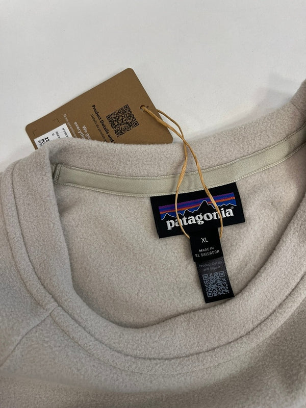 パタゴニア PATAGONIA 25年春夏 M's Micro D Crewneck Sweatshirts マイクロ D クルーネック プルオーバー 白 23225SP25 XL スウェット ホワイト 101MT-5108