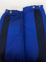 ラルフローレン RalphLauren POLO SPORT 90s REVERSIBLE DOWN PUFFER JACKET リバーシブル ダウン パファー ジャケット ジップアップ アウター 青 紺 ジャケット ロゴ ネイビー Mサイズ 104MT-2143