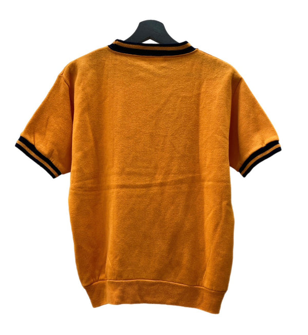 US古着 US Keith Sykes キース・サイクス sweatshirt 半袖スウェット ラインリブ スウェット プリント オレンジ 104MT-1481
