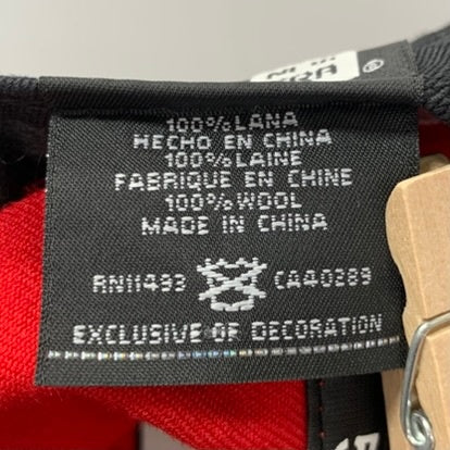 【中古】シュプリーム SUPREME R.I.P. New Era コラボ 7 1/2 帽子 メンズ帽子 キャップ レッド 201goods-663