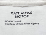 ビオトープ BIOTOP KATE MOSS by DAVID SIMS Photo Tee ケイトモス バイ デイビットスミス フォト Tシャツ 白 BOM-74000-A Tシャツ プリント ホワイト XLサイズ 104MT-1888