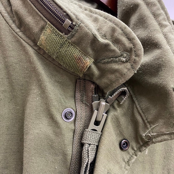 【曜日割引対象外】 ミリタリー MILITARY 80's US.ARMY M-65 フィールドジャケット ジャケット カーキ Sサイズ 201MT-4625 VB