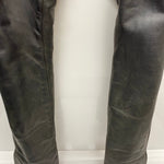 【曜日割引対象外】 バンソン VANSON レザーチャップス ライディングパンツ レザーパンツ USA製 ボトムスその他 ブラック 23サイズ 201MB-1004 VB