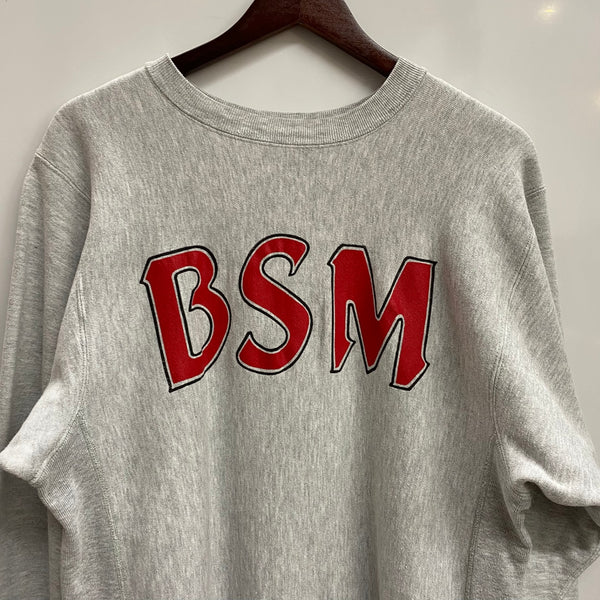 【曜日割引対象外】 チャンピオン Champion 80's REVERSE WEAVE BSM USA製 トリコタグ スウェット グレー Lサイズ 201MT-3964 VB