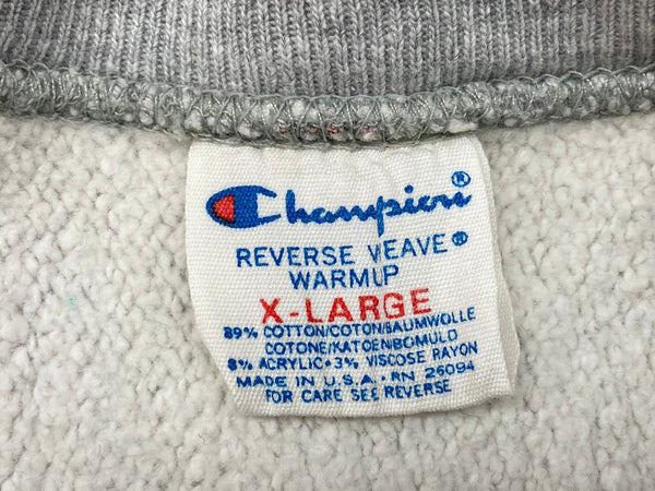 チャンピオン Champion 80's REVERSE WEAVE リバースウィーブ ヴィンテージ トリコタグ 染み込み HARVARD カレッジ 灰色 スウェット プリント グレー XLサイズ 104MT-601