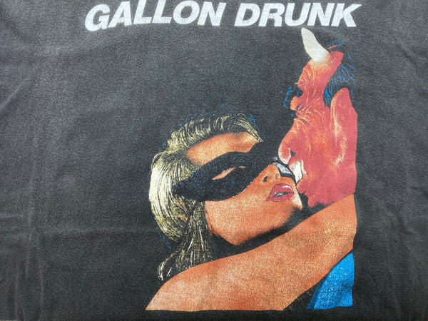 バンドTシャツ BAND-T 90's GALLON DRUNK ガロン ドランク 両面プリント バンT ロックT ヴィンテージ 黒 - Tシャツ プリント ブラック 104MT-506