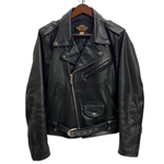 【曜日割引対象外】 ハーレーダビッドソン HARLEY-DAVIDSON レザー ダブルライダースジャケット ジャケット ブラック Mサイズ 201MT-4531 VB