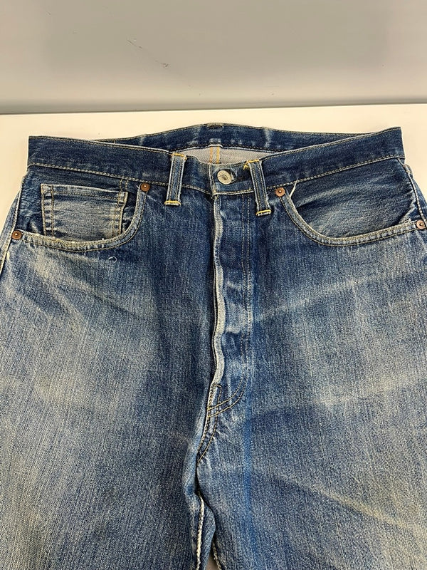 リーバイス Levi's 00s 00's S501XX 大戦モデル 1944年復刻 USA製 バレンシア ボタン裏555 2000年3月製造 W34×L36 44501-0022 0300 デニム ブルー 34 101MB-781