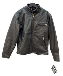 ショット SCHOTT 641RIDERS STEERHIDE LEATHER ライダース シングル レザー ジャケット ライナー付き ステアハイド レザー 茶 サイズ 40 ジャケット 無地 ブラウン 104MT-2327