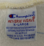 【曜日割引対象外】 チャンピオン Champion 90's REVERSE WEAVE USA製 カレッジロゴ スウェット ホワイト XLサイズ 201MT-2899 VB