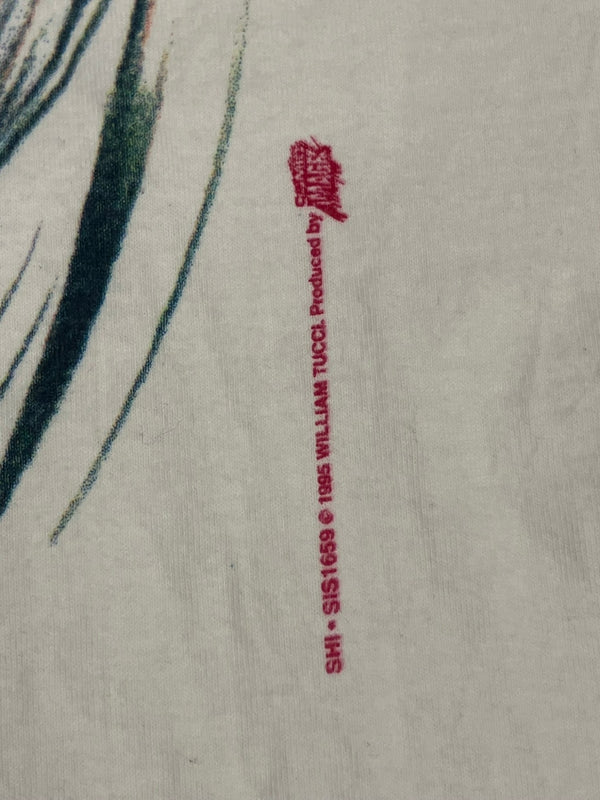 ヴィンテージ vintage 90's 90年代 FRUIT OF THE LOOM William Tucci CRUSADE COMICS SHI THE WAY OF THE WARRIOR コミック アートＴ XL Tシャツ ホワイト LLサイズ 101MT-4921