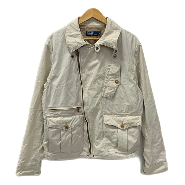 ポロラルフローレン POLO RALPH LAUREN コットンライダース MNBLOTWM5L00108 ジャケット ベージュ Lサイズ 201MT-4737