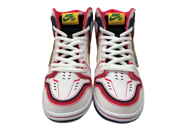 ナイキ NIKE 21年製 × GUNDAM UNICORN 機動戦士ガンダムUC SB DUNK HIGH PRO QS UNICORN ダンク ハイ ユニコーン シューズ 白 DH7717-100 メンズ靴 スニーカー ホワイト 25cm 104S-902