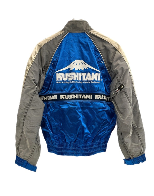 クシタニ KUSHITANI バイカージャケット レージングジャケット 青 ジャケット ブルー Lサイズ 101MT-5224