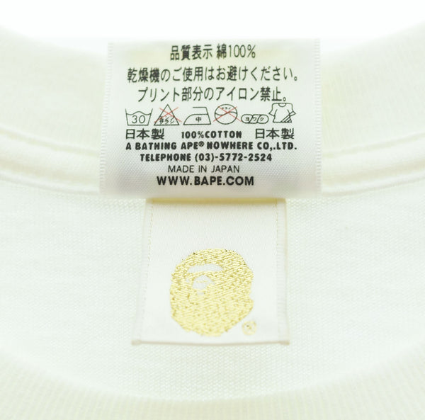 アベイシングエイプ A BATHING APE  NEIGHBORHOOD ブラザーフッド TEE 2XL Tシャツ ホワイト 3Lサイズ 103MT-2800