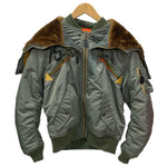 アヴィレックス AVIREX MA-1 リモデル REMODEL 783-4952053 ジャケット グリーン Mサイズ 201MT-4653