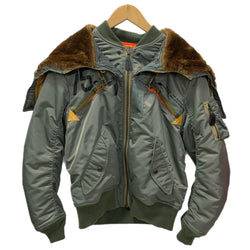 アヴィレックス AVIREX MA-1 リモデル REMODEL 783-4952053 ジャケット グリーン Mサイズ 201MT-4653