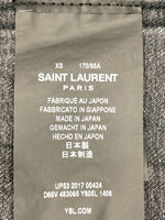 サンローラン Saint Laurent 18ss DENIM JACKET デニム ジャケット waiting for sunset ワッペン Gジャン 黒 483065 Y805L ジャケット ハート ブラック XSサイズ 104MT-987