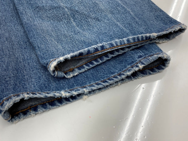 シュプリーム SUPREME 24FW Distressed Loose Fit Selvedge Jean ディストレスト ルーズ フィット セルビッチ ジーンズ 青 無地 デニム ブルー サイズ 34 104MB-299