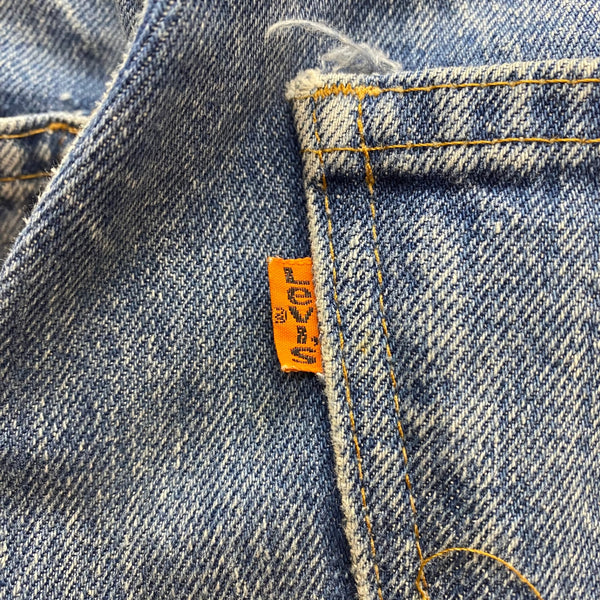 【曜日割引対象外】 リーバイス Levi's 70’s 70s 70年代 646 刻印562 デニム ブルー W30サイズ 201MB-814 VB