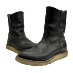 【曜日割引対象外】 レッドウィング RED WING 90's 97年製 茶芯 7E 箱付き 8169 メンズ靴 ブーツ ペコスタイプ ブラック 25.5cmサイズ 201-shoes1556 VB