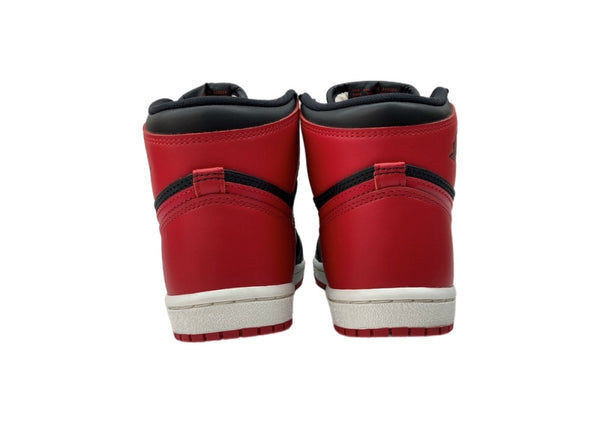 ナイキ NIKE 24年製 AIR JORDAN 1 HIGH 85 BRED エア ジョーダン ハイ ブレッド AJ1 シューズ 赤 黒 HV6674-067 メンズ靴 スニーカー ブラック 25.5cm 104S-1025