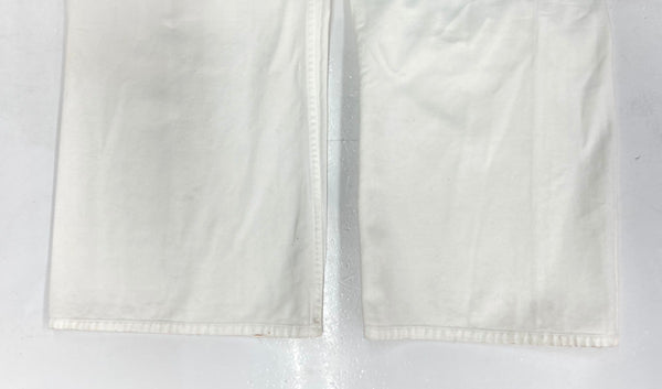 ミリタリー Military 40s～ 40年代 U.S.NAVY コットン セーラーパンツ 巻きパン ホワイト 海軍 マリン 猫目ボタン Vintage ヴィンテージ 白 無地 ボトムスその他 ホワイト 104MB-189