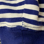 シュプリーム SUPREME 15aw Supreme Striped Logo L/S Top ロンT ネイビー Mサイズ 201MT-4329