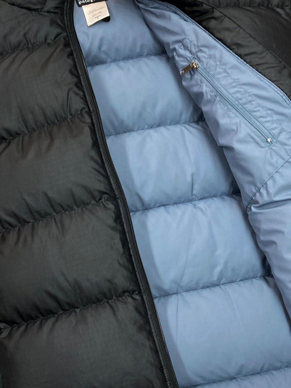 パタゴニア PATAGONIA インサレーション グース ダウン ジャケット アウトドア ジップアップ アウター 黒 84601F7 ジャケット ロゴ ブラック Lサイズ 104MT-1407