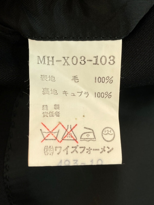 ワイズ Y's for men DOUBLE TAILORED JACKET ダブル テーラード ジャケット アーカイブ アウター 黒 MH-X03-103 ジャケット 無地 ブラック Sサイズ 104MT-1583