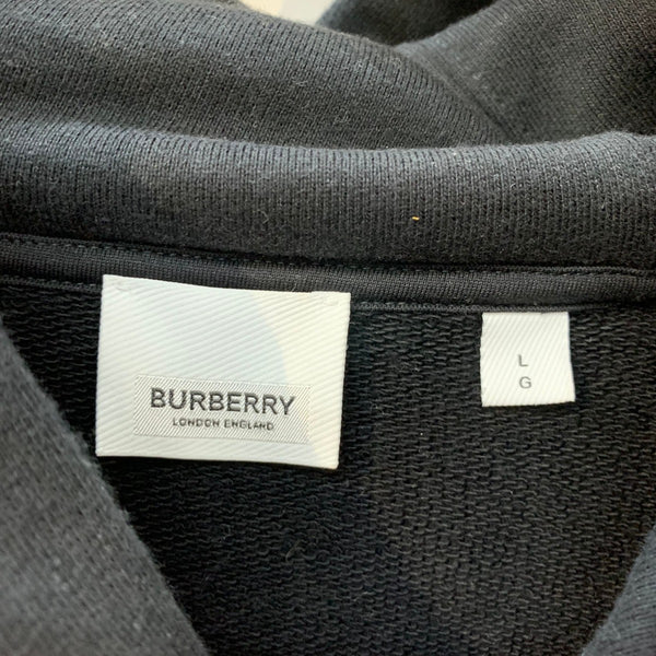 バーバリー Burberry プルオーバー フーディー 8057543 パーカ ブラック Lサイズ 201MT-3283