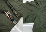 アルファインダストリーズ ALPHA INDUSTRIES N-2B FLIGHT JACKET フライト ジャケット ジップアップ ファー 短丈 軍物 ARMY ミリタリー アウター 緑 ジャケット 無地 グリーン Sサイズ 104MT-1915