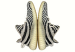 アディダス adidas 20年製 YEEZY BOOST 350 V2 ZEBRA イージー ブースト ゼブラ ローカット シューズ 白 黒 CP9654 メンズ靴 スニーカー ホワイト 25cm 104-shoes608