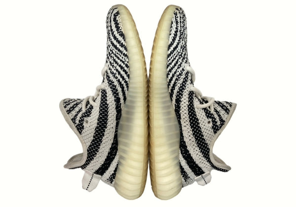 アディダス adidas 20年製 YEEZY BOOST 350 V2 ZEBRA イージー ブースト ゼブラ ローカット シューズ 白 黒 CP9654 メンズ靴 スニーカー ホワイト 25cm 104-shoes608