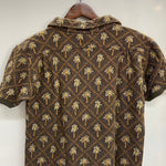 【曜日割引対象外】 キャピタル KAPITAL ヤシの木 総柄 コットン ポロシャツ Tシャツ イエロー 2サイズ 201MT-4408 VB