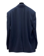 バレンシアガ BALENCIAGA 23SS Oversize Tailored Blazer Jacket オーバーサイズ テーラード ブレザー ジャケット 紺 725139 TNT09 XXS ジャケット 無地 ネイビー 104MT-1259