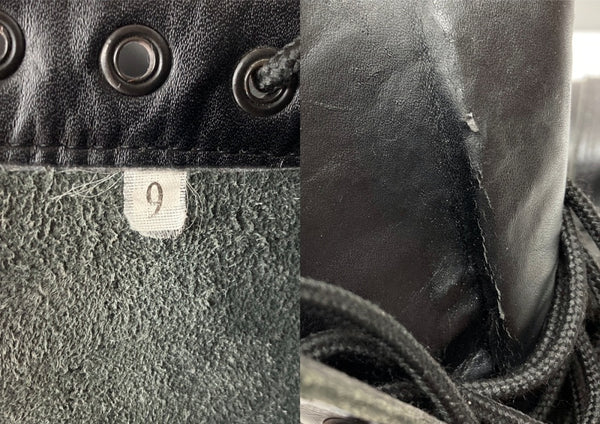 デモニア DEMONIA ROCKY-10 ロッキー スチールトゥ レースアップ パンク ロング シューズ 黒 メンズ靴 ブーツ その他 ブラック サイズ 9M 104S-979