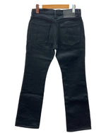 アイアンハート IRON HEART BOOTSCUT PANTS ブーツカット パンツ フレア ジップフライ TALONジップ デニム ジーンズ 黒 ロゴ デニム ブラック サイズ W29 104MB-172