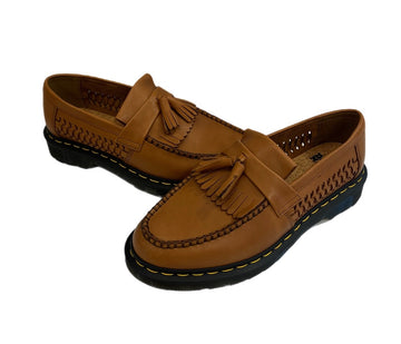 ドクターマーチン Dr.Martens Adrian Woven Tassel Loafers British Tan エイドリアン ウーブン タッセル ローファー 茶 31621382 メンズ靴 ローファー ベージュ UK8 101sh-2413