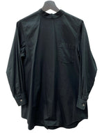 コムデギャルソン COMME des GARCONS コムコム 21SS 2020年製 バックオープン リボン ブラウス SHIRT BLOUSE RIBBON コットン 日本製 BLACK 黒 RG-B006 長袖シャツ 無地 ブラック XSサイズ 104LT-247