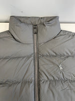 ラルフローレン RalphLauren POLO ポロ ダウンベスト ベスト グレー Sサイズ 101LT-250