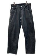 リーバイス Levi's Fenom fragment design フラグメント 505-0207M TALON ペンキステッチ 先染め ブラックデニム 黒 ロゴ デニム ブラック 104MB-273