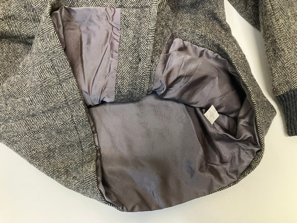 ウールリッチ WOOLRICH × KING-O-WEAR キングオーウェア ヘリンボーン ツイードブルゾン  ファラオジャケット カーコート MADE IN USA アメリカ製 ジャケット グレー Mサイズ 101MT-4619