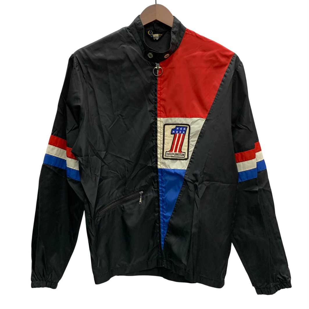 ハーレー ダビッドソン ナイロン レーシング ジャケット ブルゾン ライダース 90s~ Harley Davidson ハーレーダビッドソン ナイロン