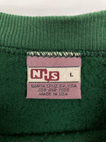 サンタクルーズ SANTA CRUZ 90s CREWNECK SWEATSHIRT クルーネック スウェット NHSタグ USA製 トレーナー プリント 緑 スウェット ロゴ グリーン Lサイズ 104MT-1701